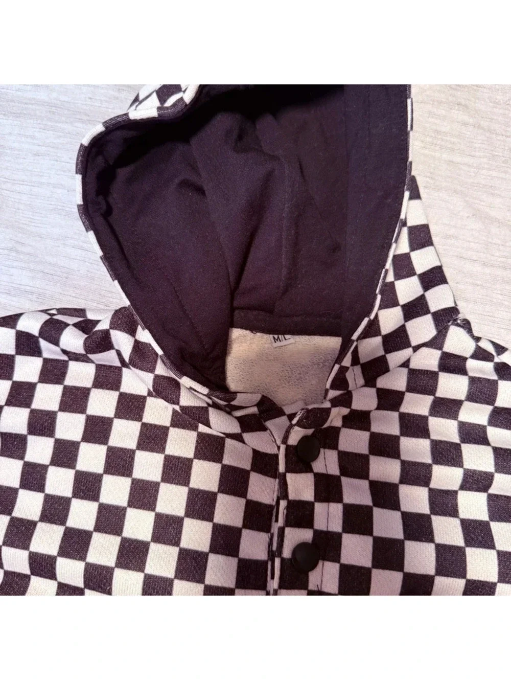 George hats checkered beach poncho